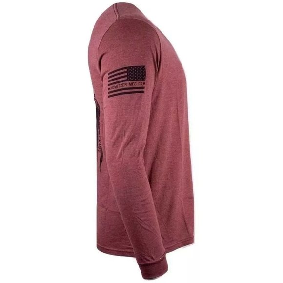 HOWITZER Clothing Men's T-Shirt L/S PATRIOT TORN - Picture 6 of 10
